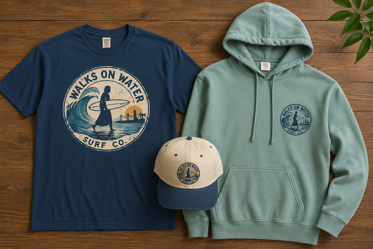 Walks on Water shirt, hoodie, and hat
